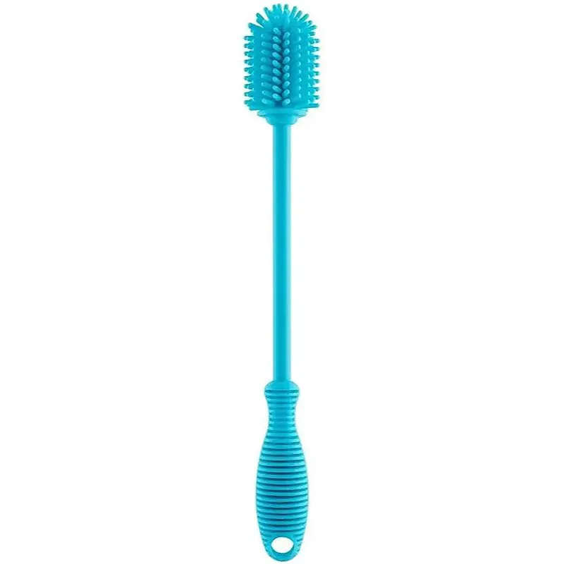 Chicco Cleaning Brush Silicone βούρτσα καθαρισμού Blue 1 τμχ