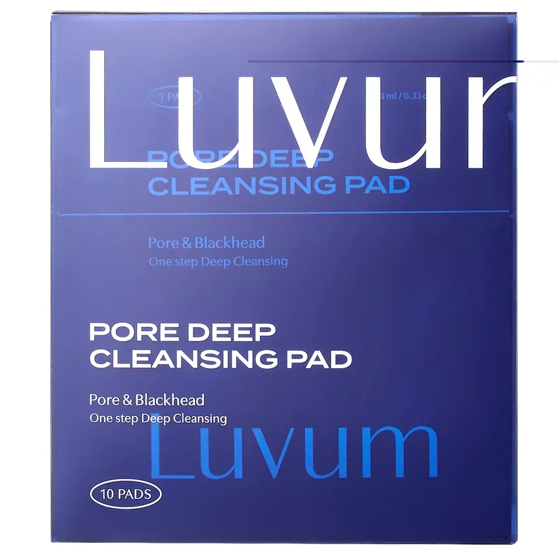 Luvum Pore Deep Cleansing Pad Επίθεμα Καθαρισμού Προσώπου Διπλής Όψης 10 Τεμάχια