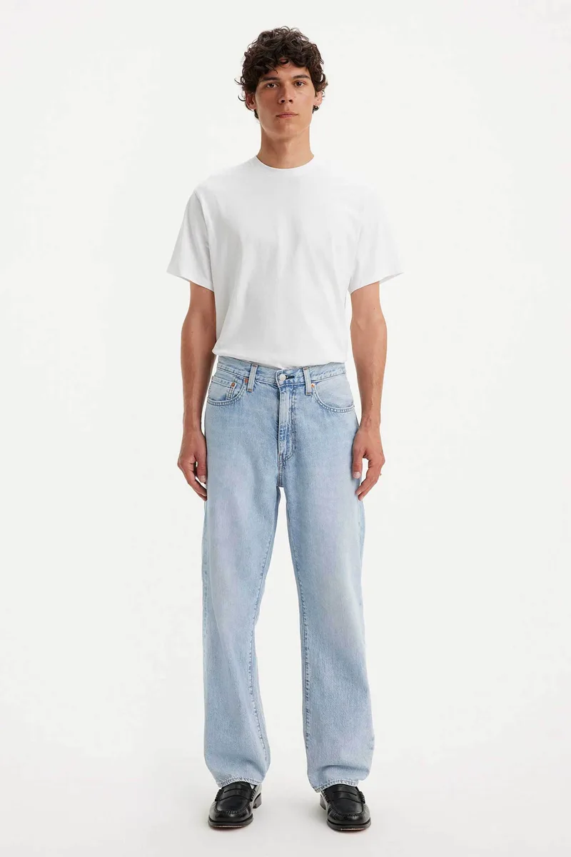 Levi's® ανδρικό τζιν παντελόνι πεντάτσεπο Loose Tapered Fit "568™" - 290370070 Denim Blue Ανοιχτό