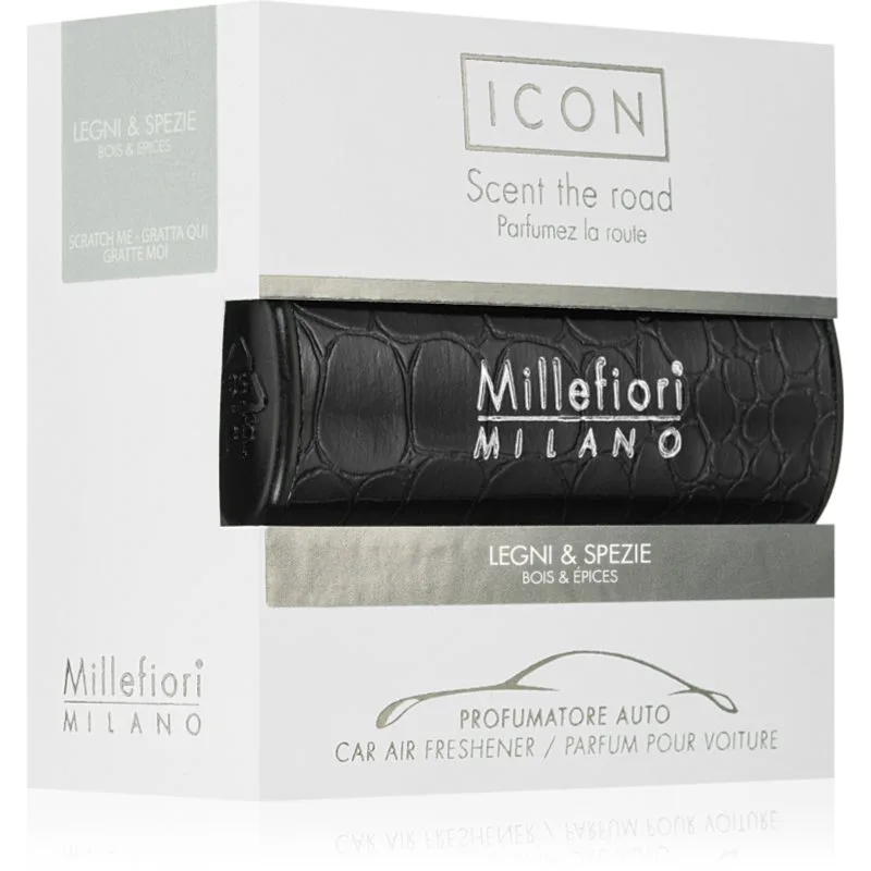 Millefiori Icon Wood & Spices άρωμα για αυτοκίνητο 1 τμχ