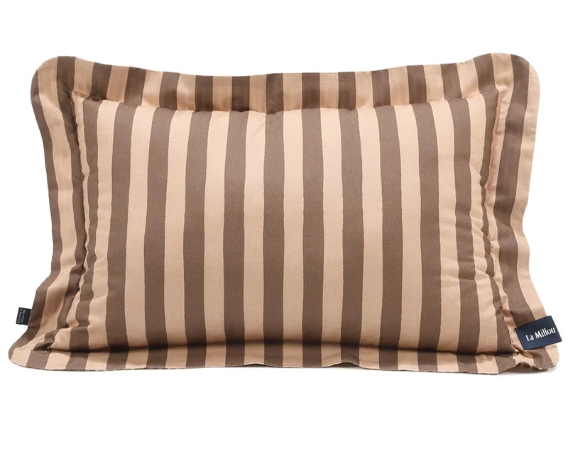Μεγάλο Παιδικό Μαξιλάρι Stripes Brown