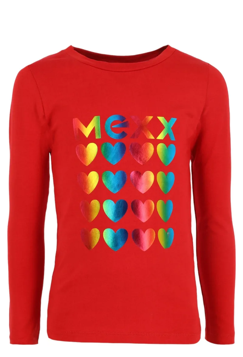 Μπλούζα Μακρυμάνικη Mexx Logo Carrier In Glitter ZN2105026G-Red Κορίτσι