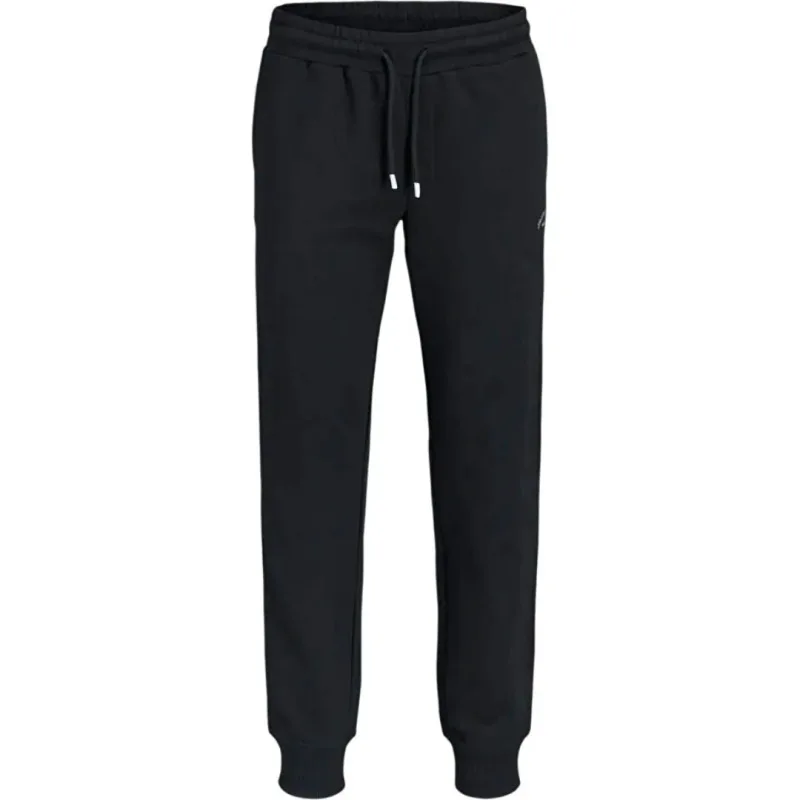 Jack & Jones "Gordon College Sweat"+fit,φόρμα με λάστιχο στο μπατζάκι - Black
