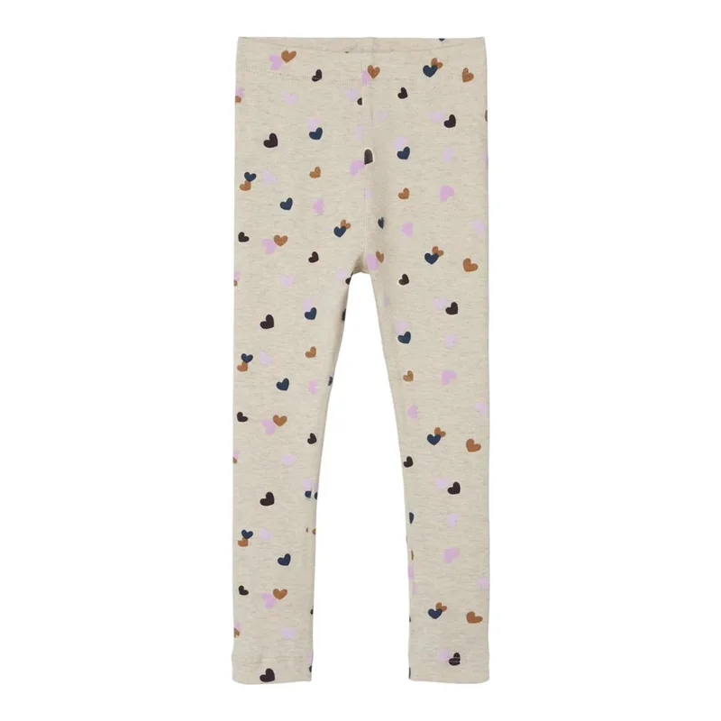 Κολάν μακό ριπ κορίτσι name it-13232157-Peyote Melange-organic cotton