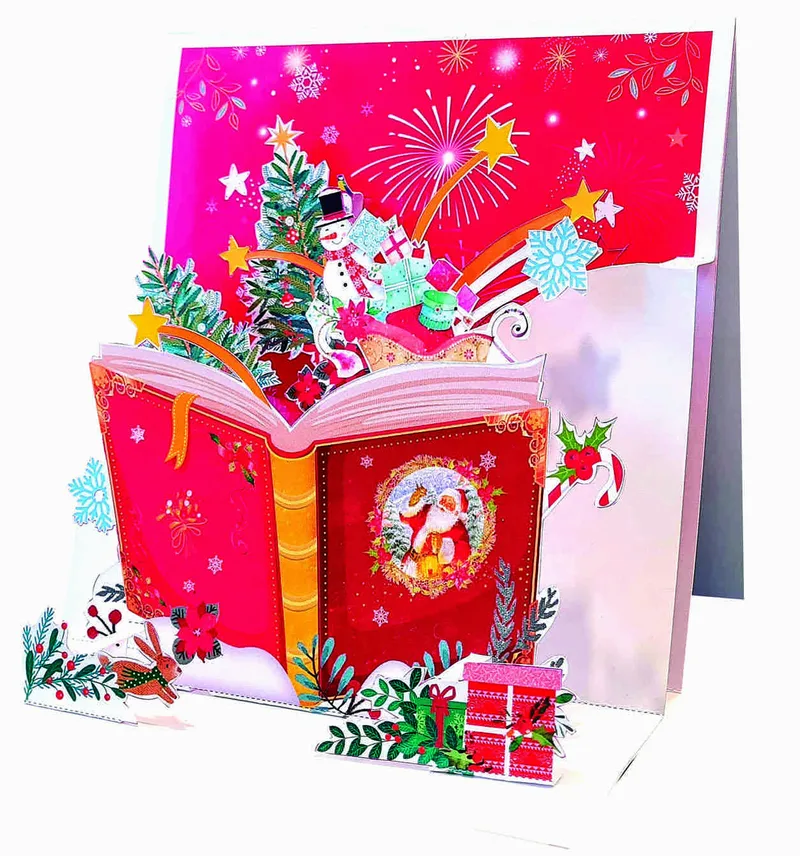 Pictura Xmas 3D Αναδυόμενη Κάρτα Pop-up Χπιστουγεννιάτικες Ιστορίες