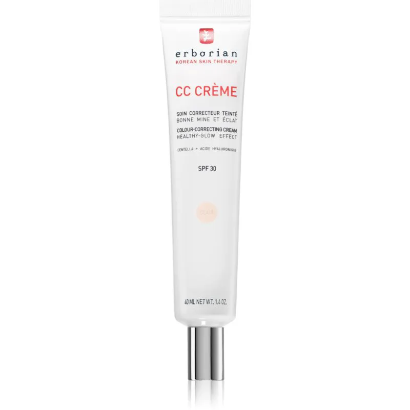 Erborian CC Crème Centella Asiatica CC κρέμα για ομοιόμορφο τόνο της επιδερμίδας SPF 30 απόχρωση Clair 40 ml