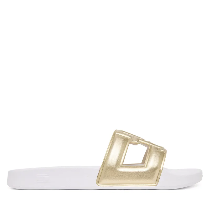 Παντόφλες Tommy Hilfiger Monogram Pool Slide FW0FW09525 Χρυσό
