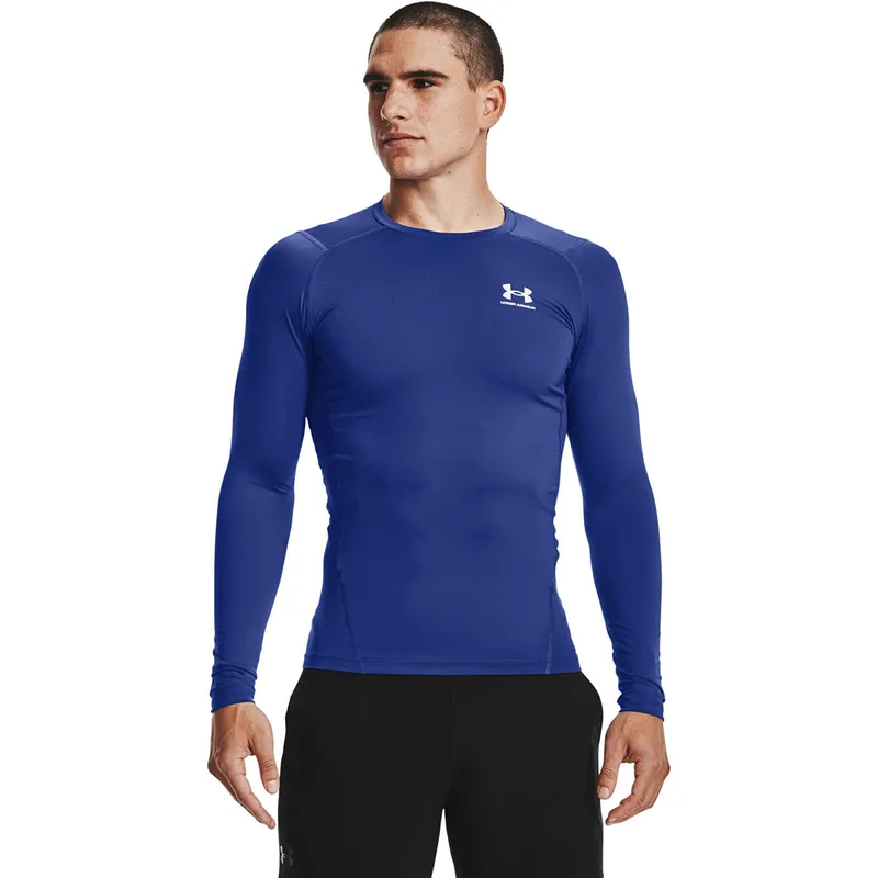 T-shirt Under Armour Hg Armour Comp Ls Royal XXL