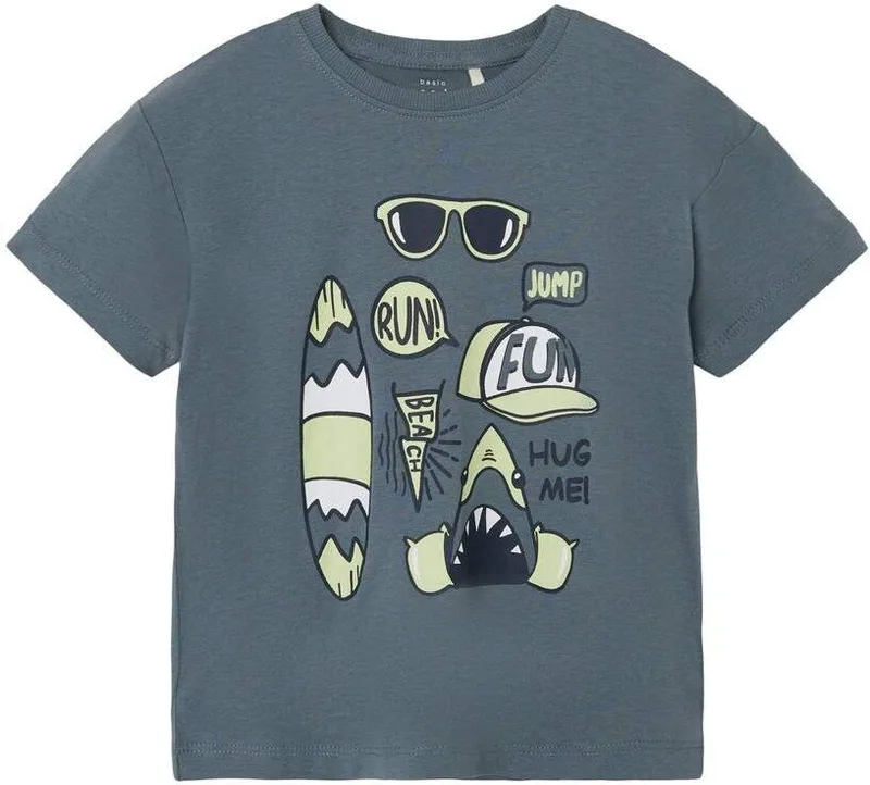 T-SHIRT NAME IT 13215002 NMMVAGNO ΓΚΡΙ (98 CM)-(3 ΕΤΩΝ)