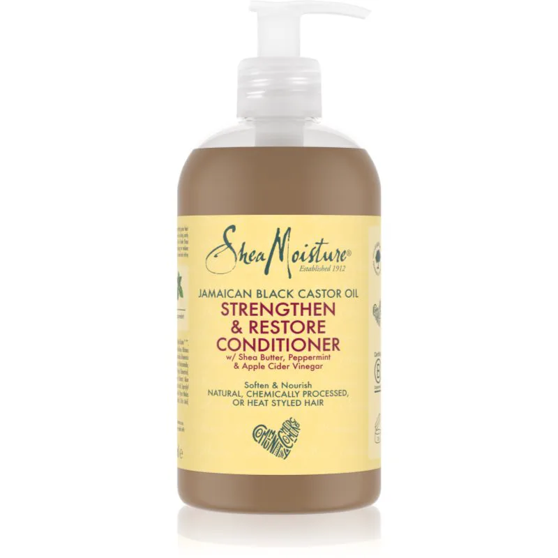 Shea Moisture Jamaican Black Castor Oil Strengthen & Restore δυναμωτικό και ανανεωτικό μαλακτικό για ταλαιπωρημένα μαλλιά και το δέρμα του κεφαλιού 38