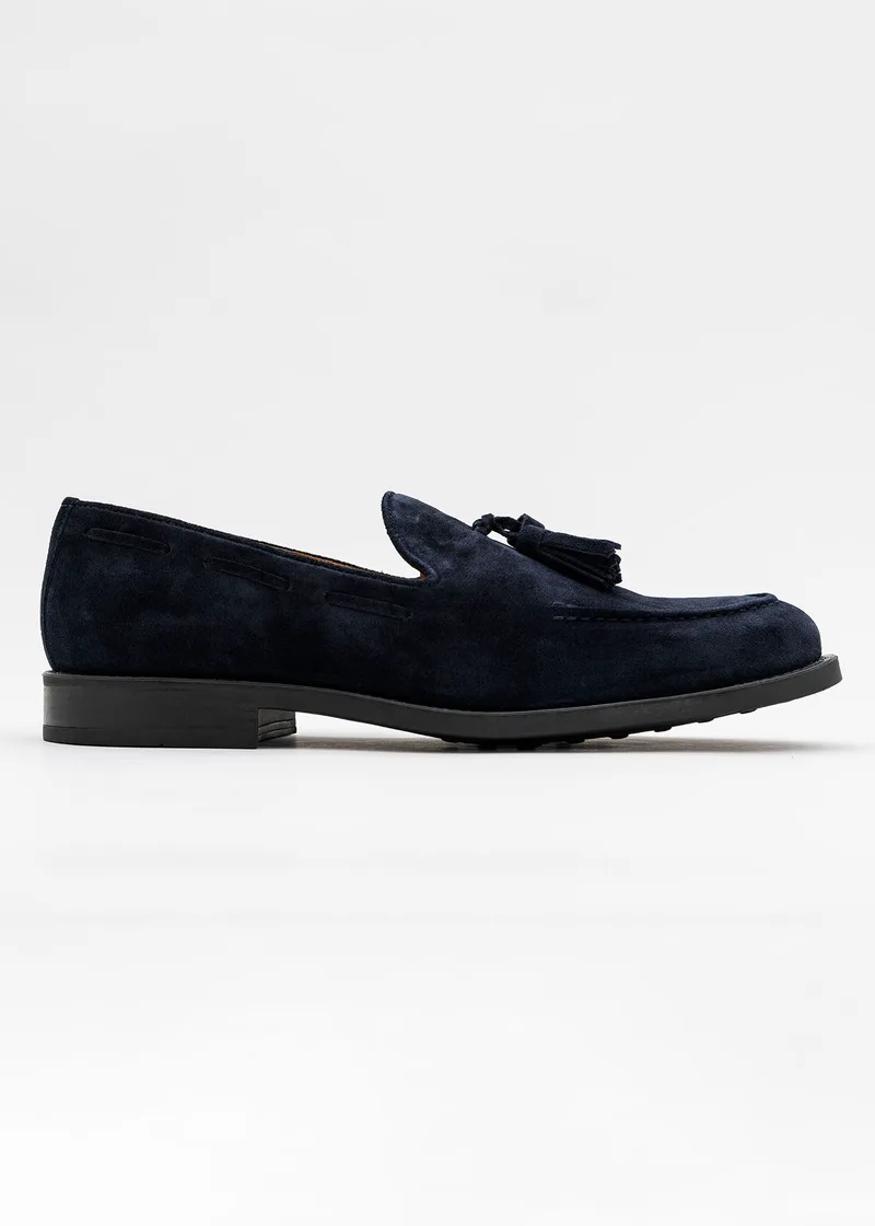 Alessandro Rossi Loafers Suede - AR42278 Blue