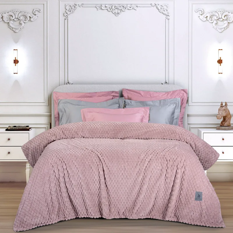 Κουβέρτα Fleece Υπέρδιπλη Greenwich Polo Club 3474 Nude 220x240