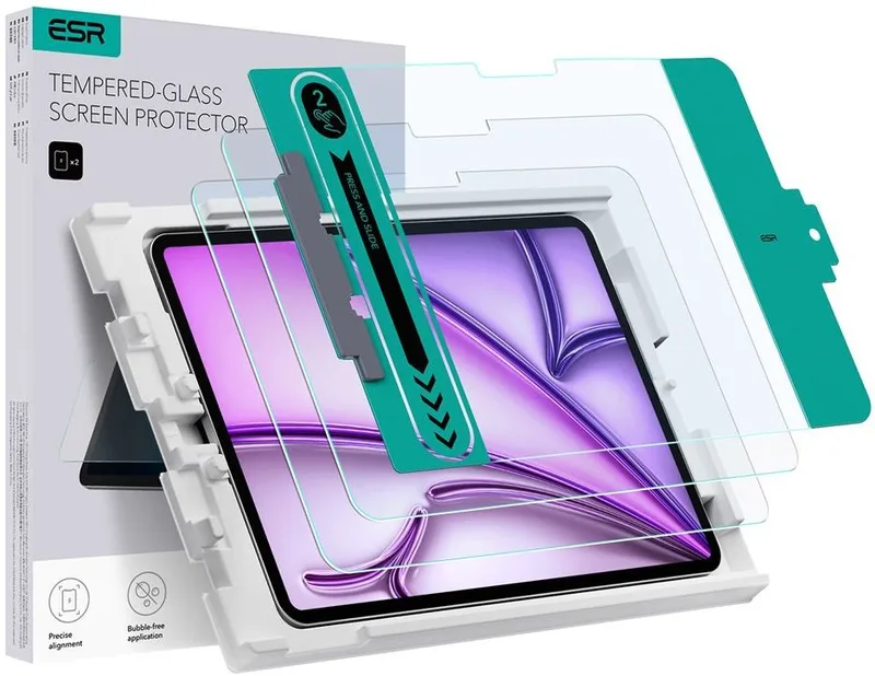Tempered Glass iPad Air 13" 2025 / 2024 ESR Αντιχαρακτικό Γυαλί Προστασίας Οθόνης 2 Τεμάχια - Clear (4894240211960)