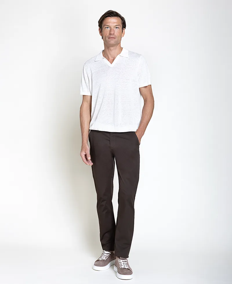 Camicissima Ανδρικό Βαμβακερό Παντελόνι Slim Fit Για Smart Casual Εμφανίσεις