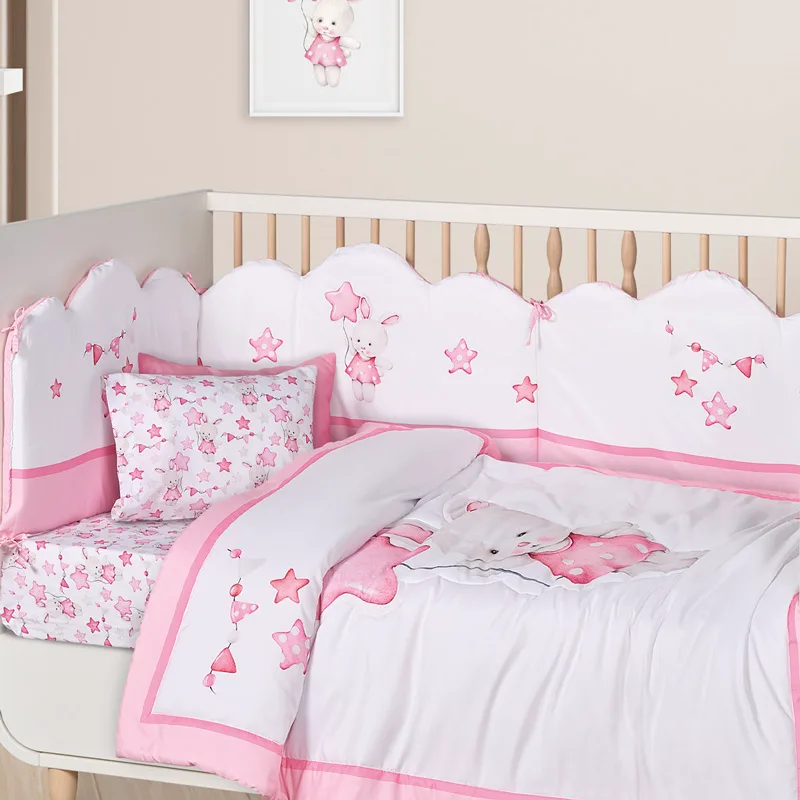 Πάντα Κούνιας Das Home Bunny 4917 Ροζ 45x195