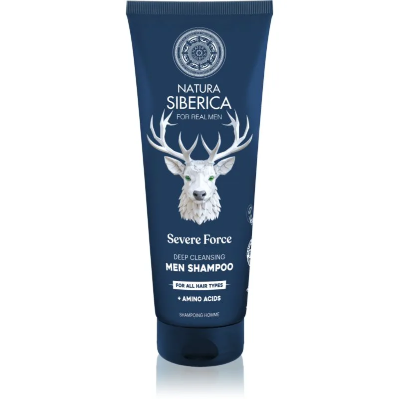 Natura Siberica Arctic Wild Severe Force καθαριστικό σαμπουάν για άντρες 200 ml