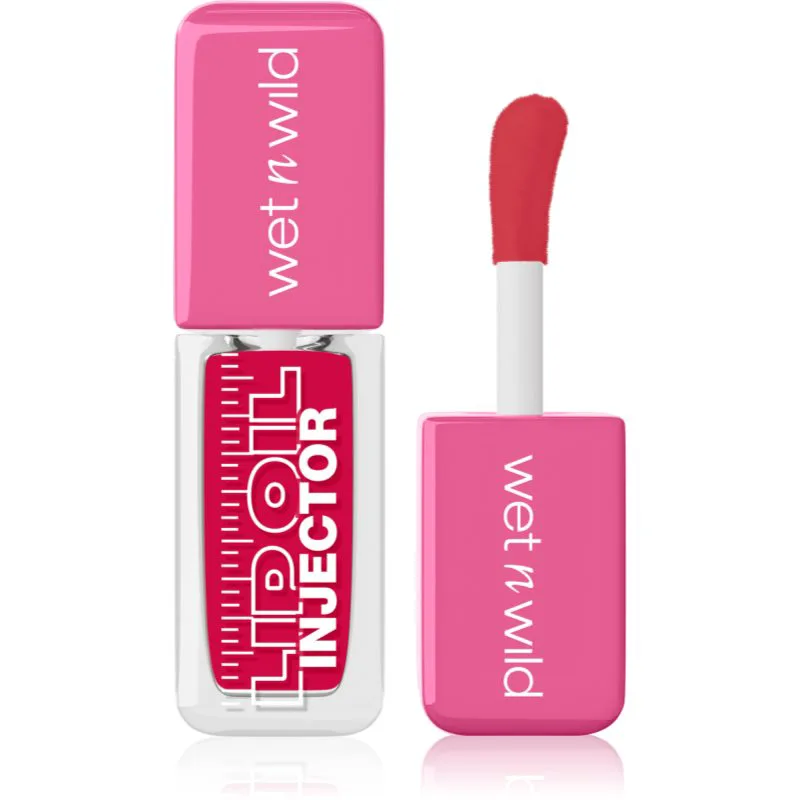 Wet n Wild Lip Oil Injector ελαιώδες λιπ γκλος για όγκο απόχρωση Hottest Flame 7 ml