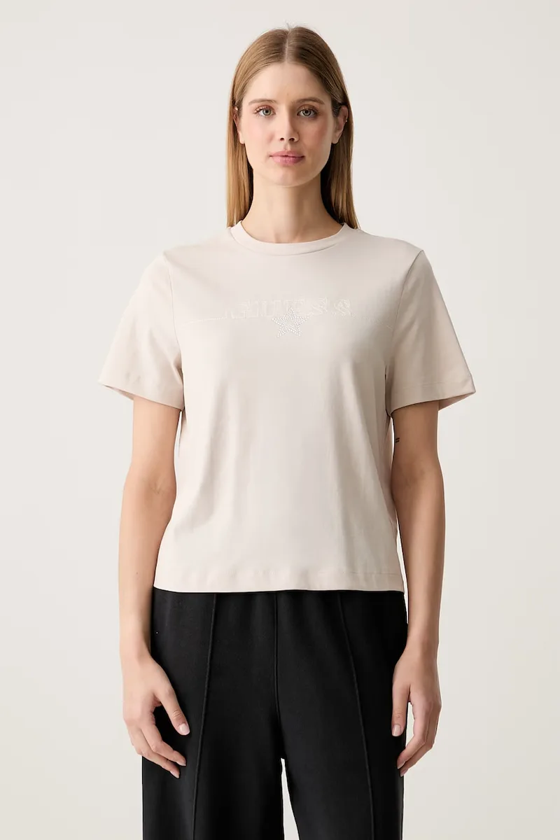 Guess t-shirt γυναικείο βαμβακερό AGENA