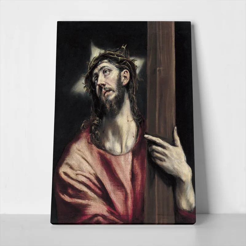 Πινακας σε καμβά EL GRECO - CHRIST WITH THE CROSS