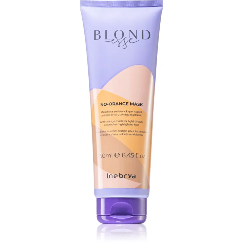 Inebrya BLONDesse No-Orange Mask μάσκα μαλλιών εξουδετέρωση των πορτοκαλί αποχρώσεων 250 ml