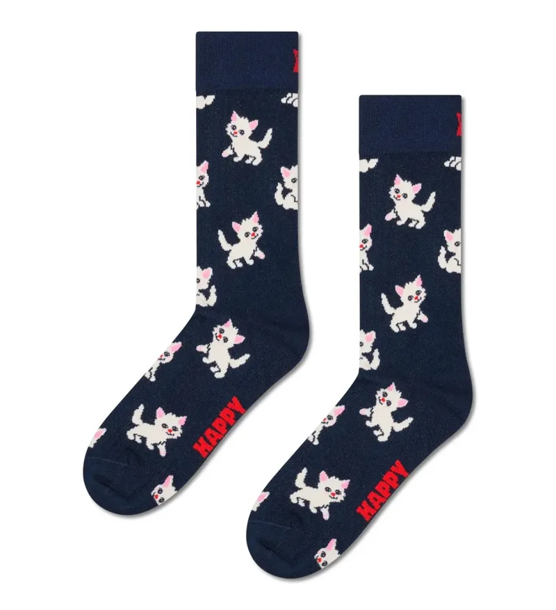 Happy Socks Kitten Sock (Size: 36-40)