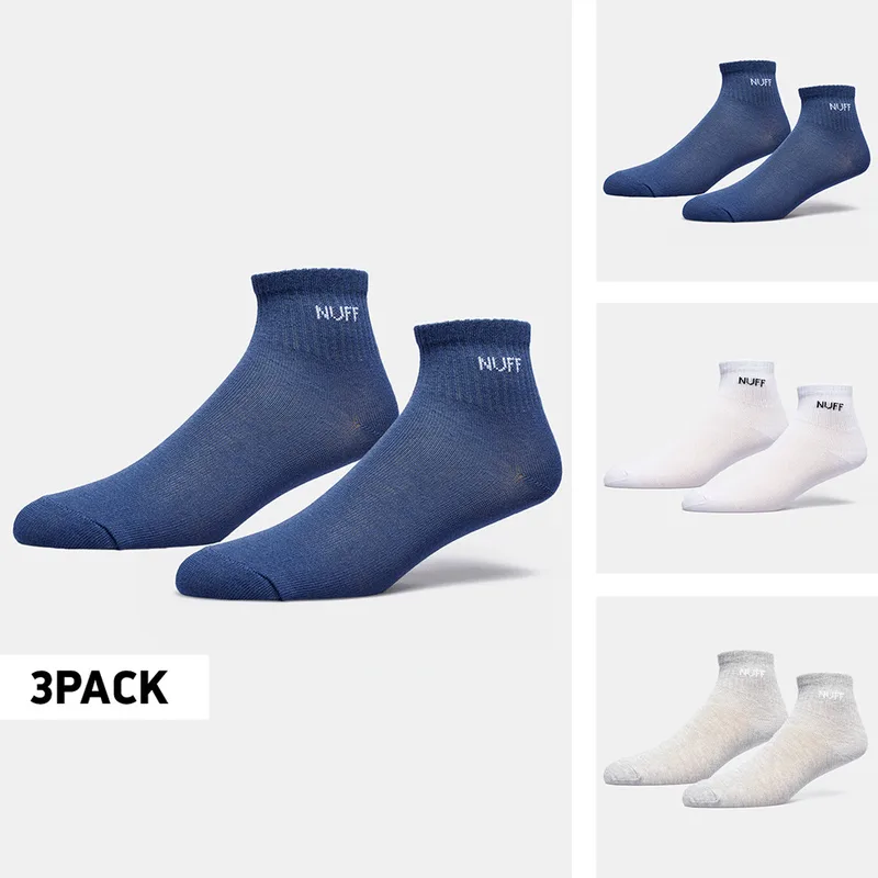 Nuff Logo ankle 3-Pack Παιδικές Κάλτσες (9000123447_63706)
