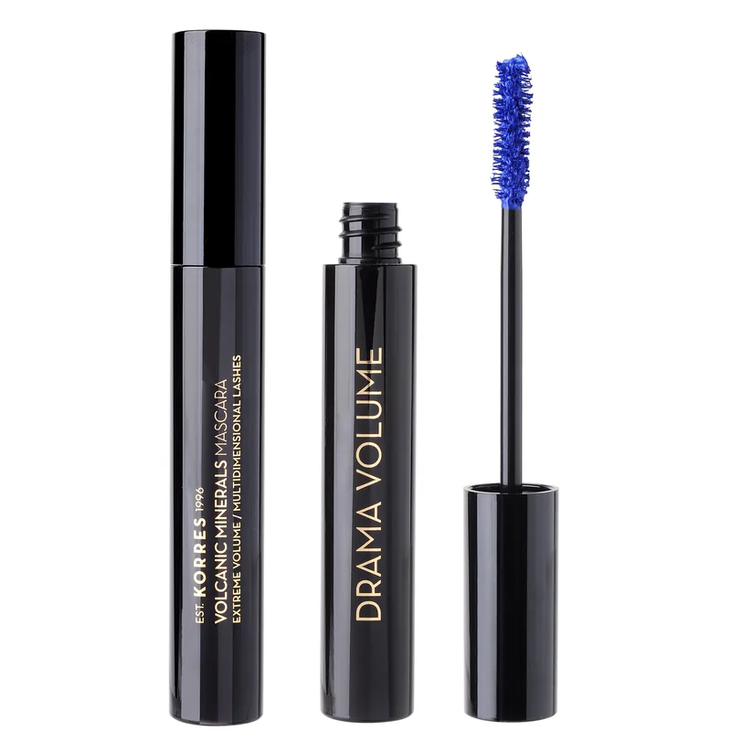 Korres Volcanic Minerals Mascara Drama Volume Πολυδιάστατη Μάσκαρα για Μέγιστο Όγκο στις Βλεφαρίδες & Εντυπωσιακό Αποτέλεσμα 11m - 03 Bright Blue