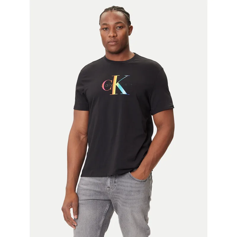Calvin Klein Jeans T-Shirt Pride Graphic LV04RC800G Μαύρο Regular Fit