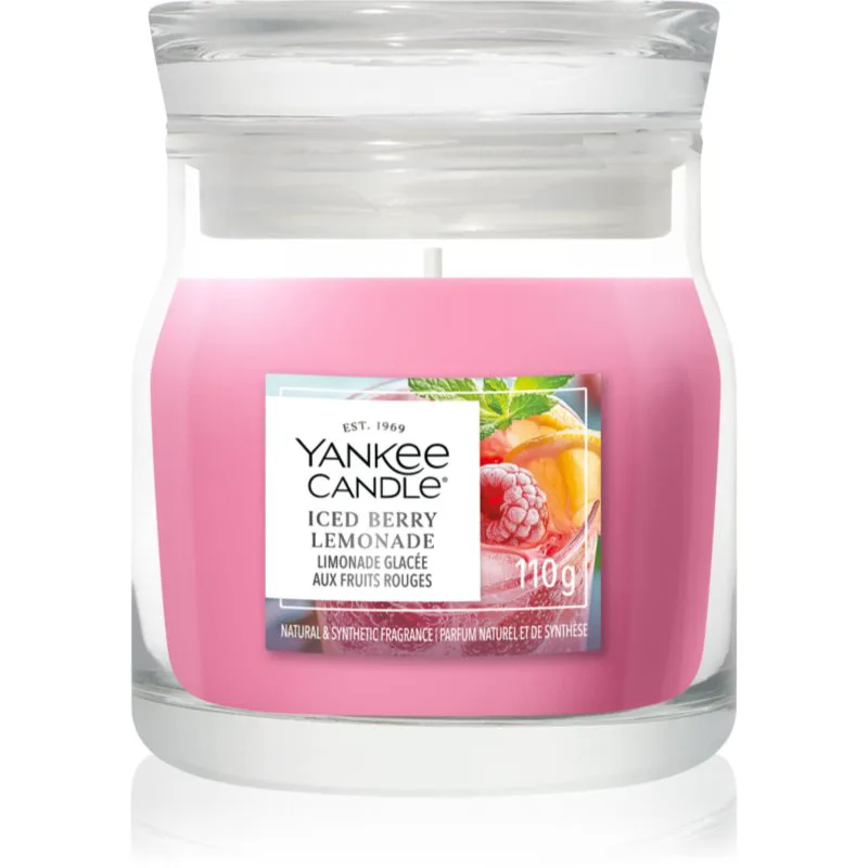 Yankee Candle Iced Berry Lemonade αρωματικό κερί Signature 110 γρ