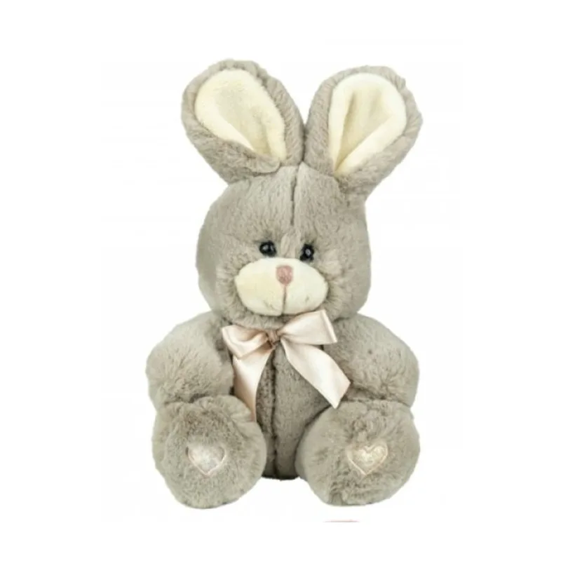 Λούτρινο Enesco Λαγουδάκι Παστέλ σε Κουτί 15cm Μπεζ 771020_B