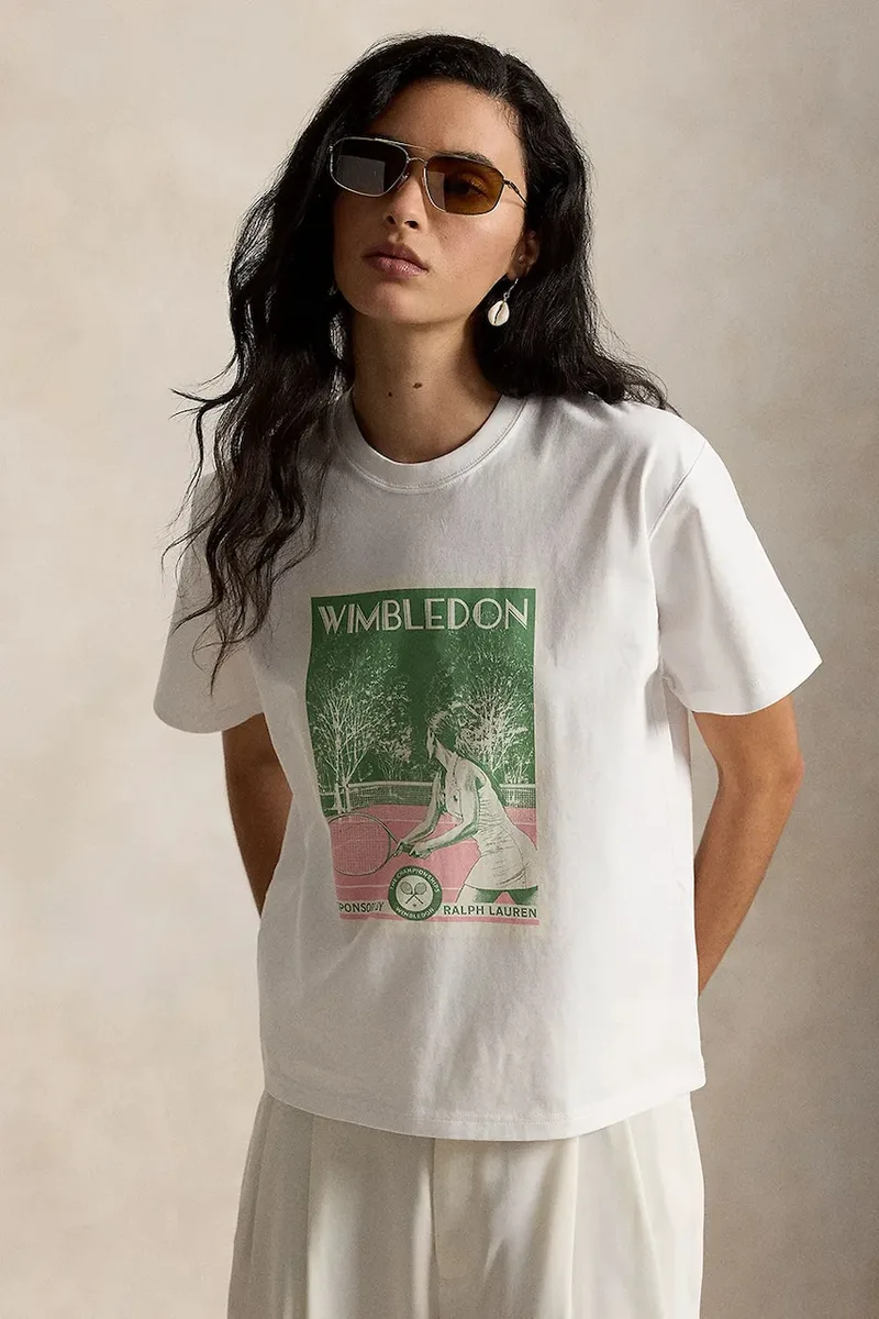 Polo Ralph Lauren t-shirt γυναικείο βαμβακερό Wimbledon