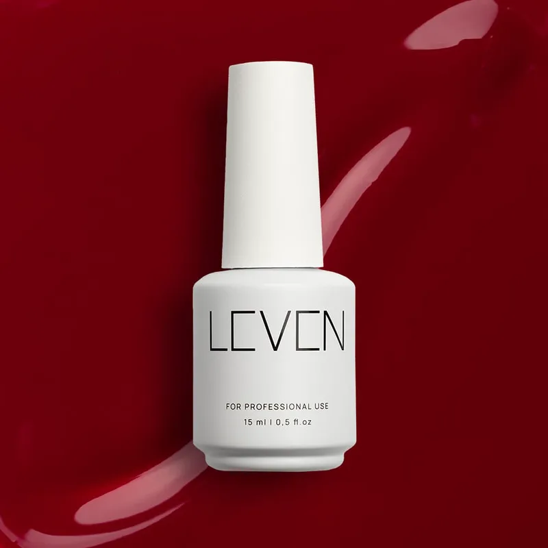 Leven | Ημιμόνιμο βερνίκι 15ml no. 032 Cranberry