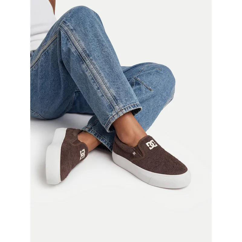 Πάνινα παπούτσια DC Shoes CEO-LEA-ZL-0011 Σκούρο καφέ