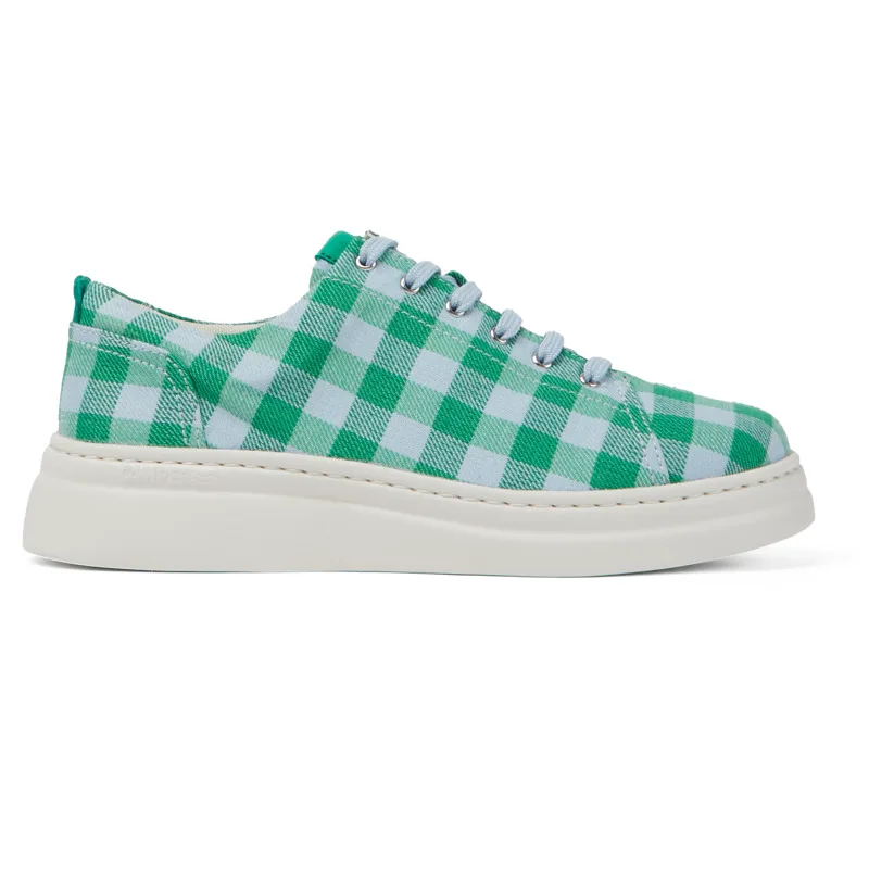 CAMPER Runner Up - Sneakers Για Γυναικεία - Πράσινο,Μπλε, Μέγεθος 42, Cotton fabric