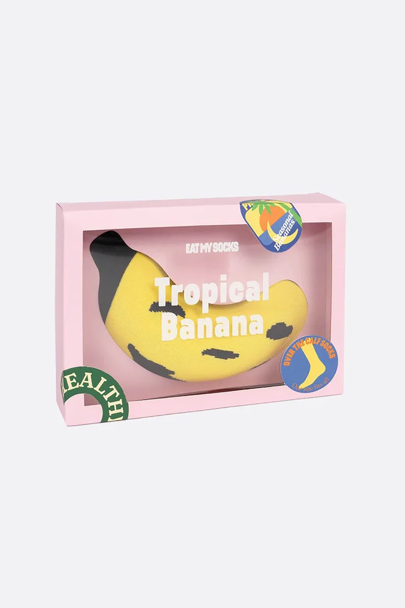 Eat My Socks unisex κάλτσες "Tropical Banana" - EMSNOCFRBA Πολύχρωμο