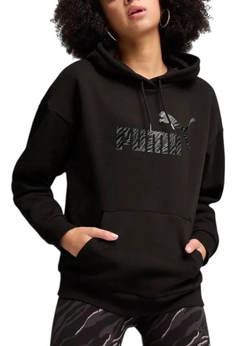 Μπλούζα Μακρυμάνικη Puma Ess+ Animal Hoodie 681492-01 Γυναικείο