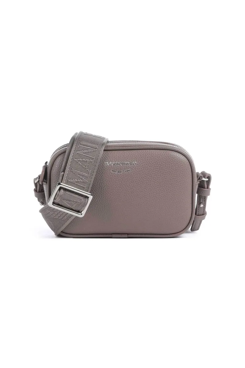 Emporio Armani γυναικεία τσάντα crossbody με λογότυπο "Lilly" - EW000537AF12036 Taupe