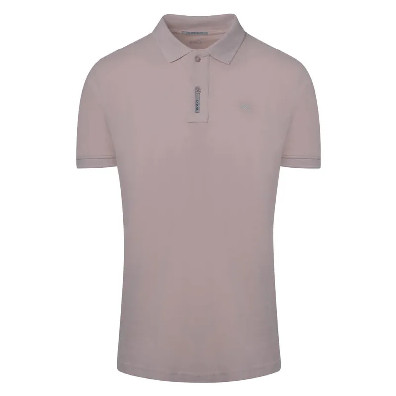 Brand New Polo Double Pique Σομόν 100% Cotton (Regular Fit)
