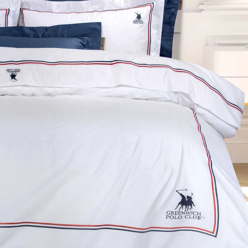 Σετ Παπλωματοθήκη Υπέρδιπλη 3 Τεμαχίων Greenwich Polo Club 2173 220x240