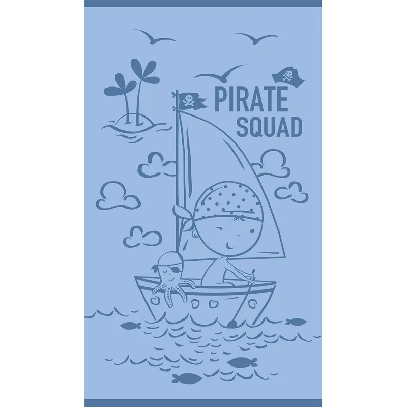 Πετσέτα Θαλάσσης 70X120 Melinen Pirate Squad Blue (70x120)