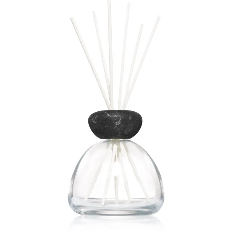 Millefiori Air Design Marble Glass Clear αρωματικός διαχύτης χωρίς επαναπλήρωση Black Cap 1 τμχ
