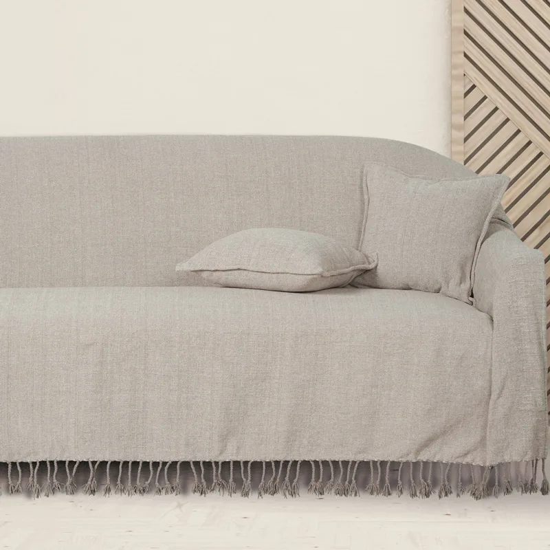 Ριχτάρι Τριθέσιου Καναπέ 180x300 Das Home 0272 Light Grey 180x300