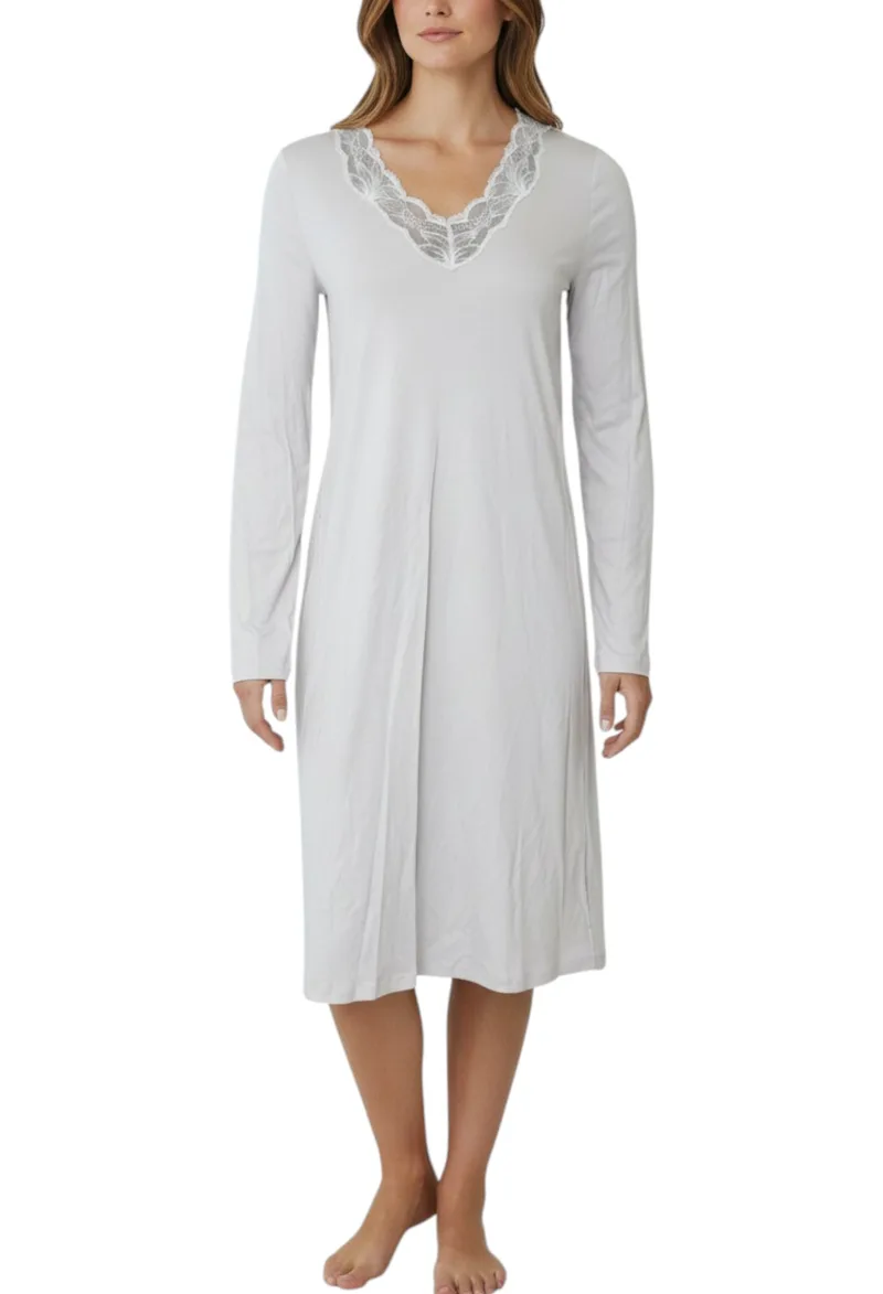 Νυχτικό Hanro Long Sleeve Gown 076988-1141 Γυναικείο