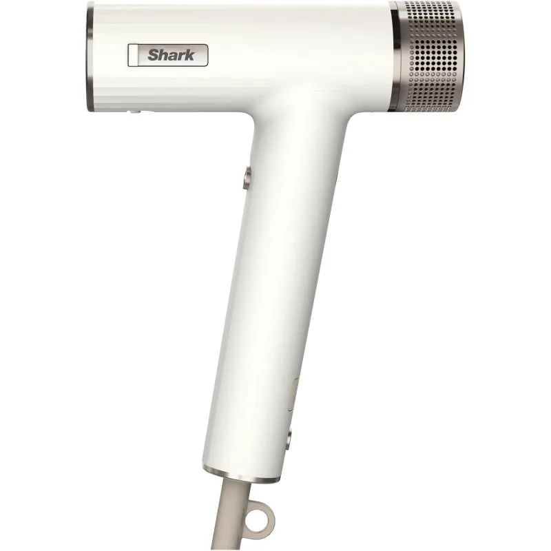 Πιστολάκι Μαλλιών Shark HD334EU, 1700W, Διαχυτής, 3 λειτουργίες, 3 εξαρτήματα, Προστασία από θερμική βλάβη, 110°C, Ιονιστής, Λευκό