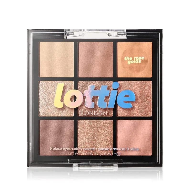 9 Piece Eyeshadow Palette, The Rose Golds