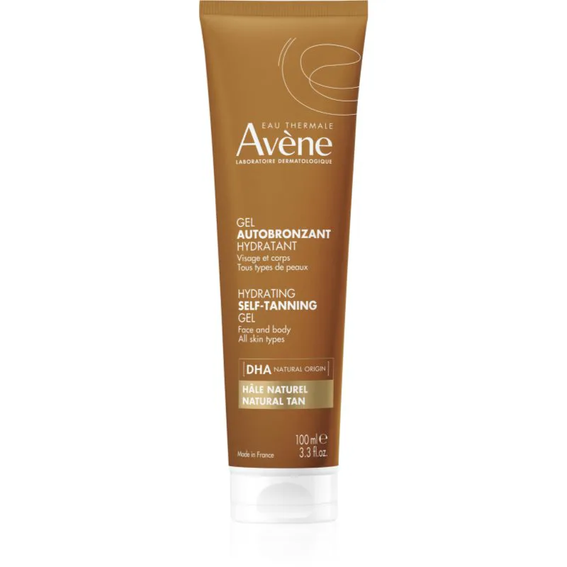 Avène Sun Hydrating Self-Tanning Gel τζελ αυτομαυρίσματος Για πρόσωπο και σώμα για όλους τους τύπους επιδερμίδας 100 ml