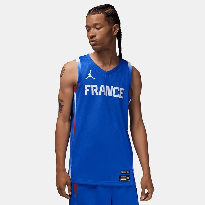 Jordan Εθνική Γαλλίας Μπασκετική Φανέλα (9000177793_75967)