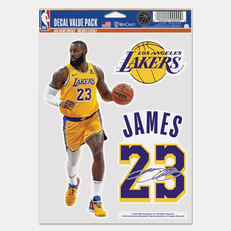 Wincraft NBA Lebron Jame Αυτοκόλλητα (9000179259_76370)