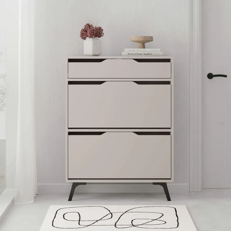 Παπουτσοθήκη Astat - Light Mocha 855Dte5186 (81,6x110x29,5 cm)