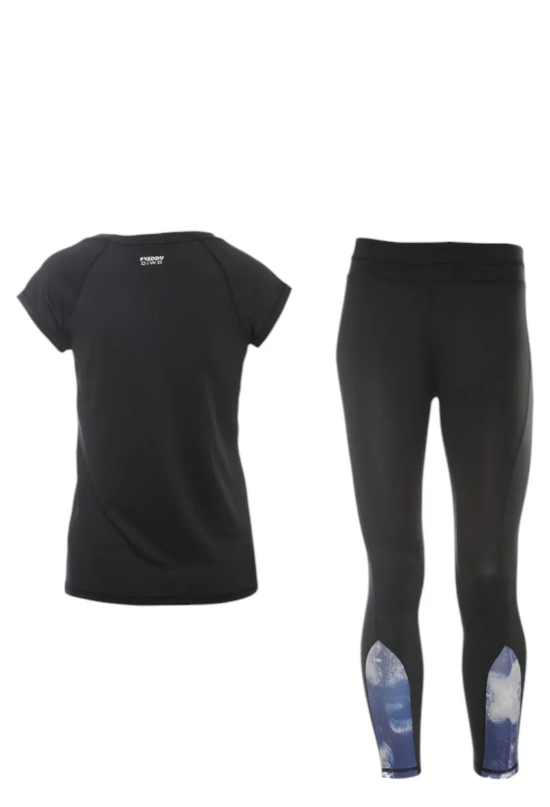 Αθλητικό Σετ Freddy Wr.Up Capri + T-Shirt WRS4CDF5TS-N26 Γυναικείο